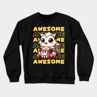 Awesome Popcorn for movie lovers Crewneck Sweatshirt